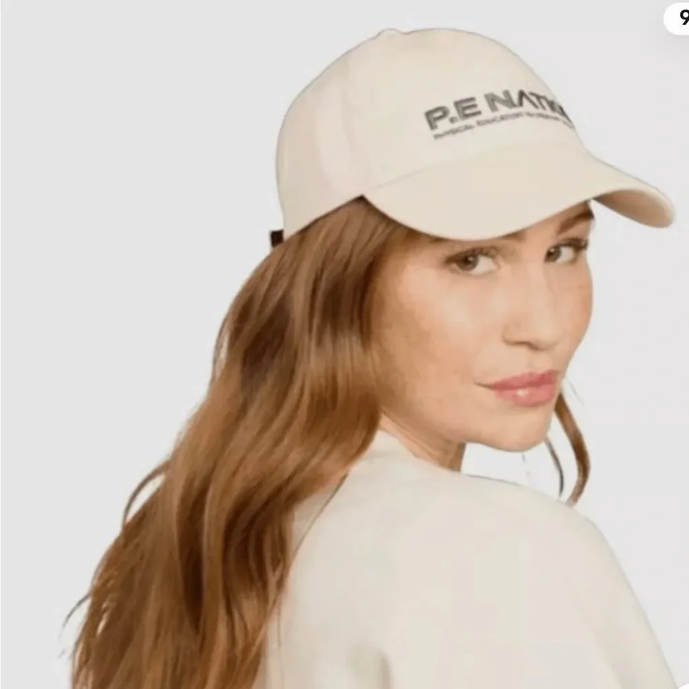 New P.E Nation Worldwide Logo Homage Cap Blush NWT One Size Fits All Unisex